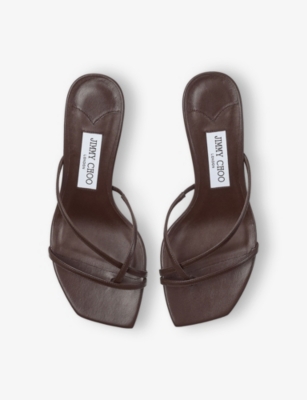 Jimmy Choo Etana 50 Leather Mules