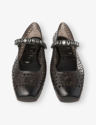 JIMMY CHOO: The Jelly TPU Ballet Flats