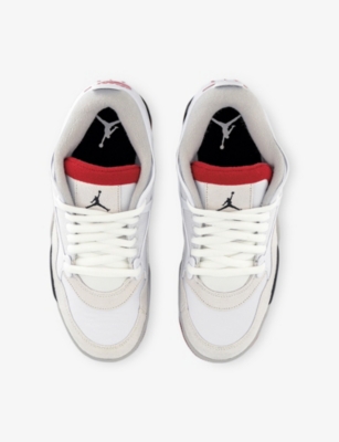 NIKE: Air Jordan 4 RM Leather Low-Top Trainers