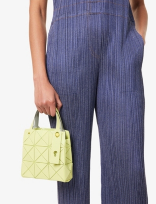 Bao Bao Issey Miyake Womens Yellow Carat Small Pvc Tote Bag