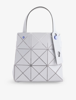 Bao Bao Issey Miyake Womens Lt. Gray Carat Small Pvc Tote Bag