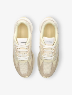 Lanvin Mesh Jla Sneakers In Neutral