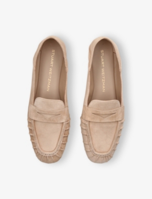 STUART WEITZMAN: Brooks Suede Loafers