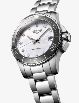 LONGINES: L3.370.4.87.6 HydroConquest Bicolour Stainless-Steel And 0.044ct Diamond Quartz Watch