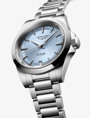 LONGINES: L3.430.4.92.6 Conquest 34mm Stainless-Steel Automatic Watch