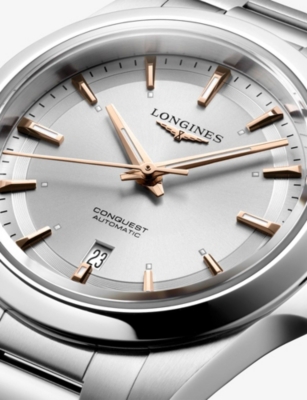 LONGINES: L3.320.4.72.6 Conquest 30mm Stainless-Steel Automatic Watch
