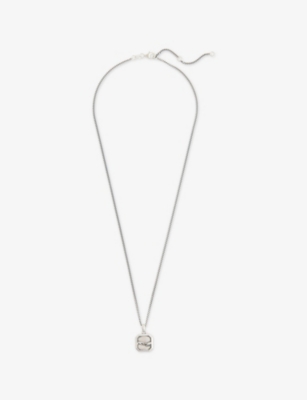Serge Denimes Mens Creation Of Adam Sterling-silver Necklace In Metallic