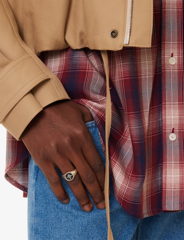 Galactic 925 Sterling-Silver And Cubic-Zirconia Ring