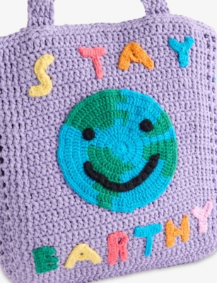 STELLA MCCARTNEY: Stay Earthy Knitted Tote Bag