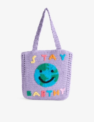 STELLA MCCARTNEY: Stay Earthy Knitted Tote Bag