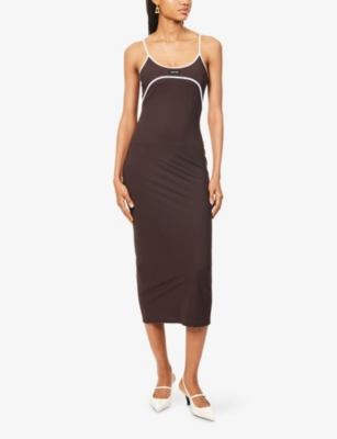 Miu Miu Stretch Jersey Midi-dress