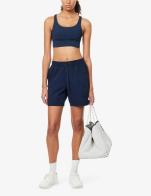 Lululemon Mens True Navy Zeroed In Linerless Short 7'jersey Shorts In Blue