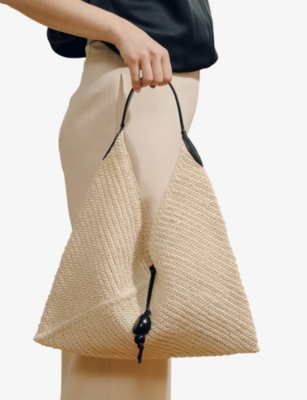 HUNTING SEASON: Origami Medium Woven Shoulder Bag