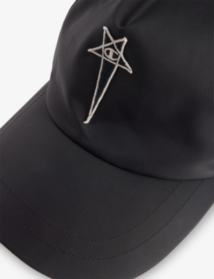 RICK OWENS: Rick Owens x Champion Embroidered Woven Baseball Cap