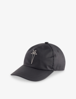 RICK OWENS: Rick Owens x Champion Embroidered Woven Baseball Cap