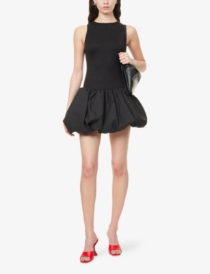 Sister Jane Womens  Meadowlark Puffball Woven Mini Dress