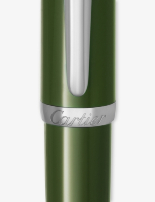 CARTIER: R de Cartier Palladium-Plated Brass Ballpoint Pen
