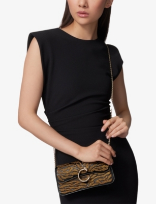 CARTIER: Panthère de Cartier Chain Mini Leather Cross-Body Bag