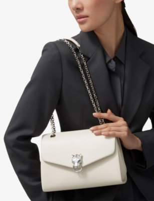 CARTIER: Panthère Graphique de Cartier Small Leather Cross-Body Bag