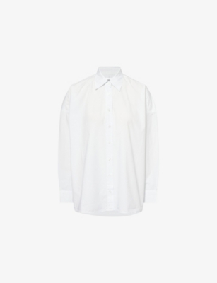 Agolde Womens Hail Roux Long-sleeve Relaxed Cotton Shirt
