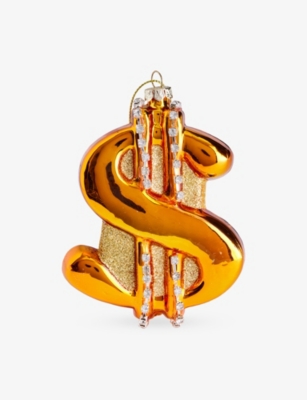SELFRIDGES EDIT: Dollar Glass Christmas Decoration