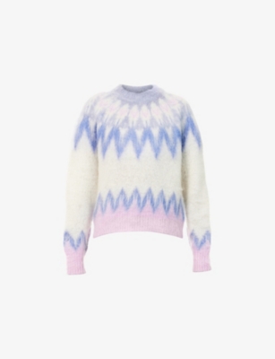 Isabel Marant Étoile Marant Etoile Women Natania Wool Blend Sweater In Blue
