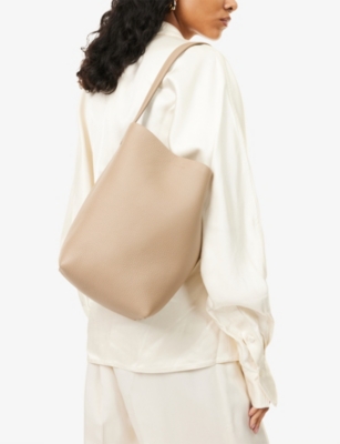 THE ROW: N/S Park Medium Leather Tote Bag