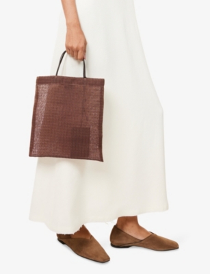 THE ROW: Barn Mini Woven Tote Bag