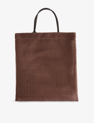 The Row Womens Barn Mini Woven Tote Bag Acero Ans