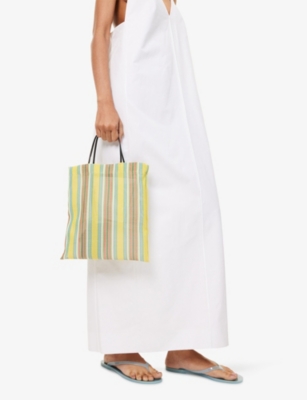 THE ROW: Barn Mini Woven Tote Bag