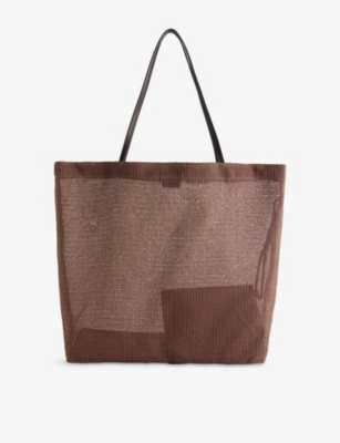 THE ROW: Barn Woven-Mesh Tote Bag