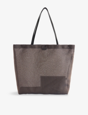 THE ROW: Barn Woven-Mesh Tote Bag