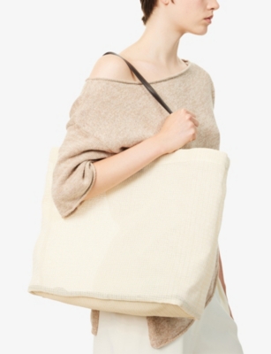 THE ROW: Barn Woven-Mesh Tote Bag