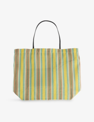 The Row Womens Barn Woven Tote Bag Multicolor Warm Ans