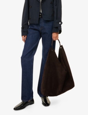 THE ROW: Bindle Three Suede Tote Bag