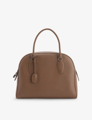 THE ROW: India 12.00 Leather Top-Handle Bag