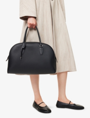 The Row Womens Black Ans India 15.75 Leather Top-handle Bag