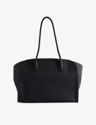The Row Womens Black Ans Marlo 14 Leather Tote Bag