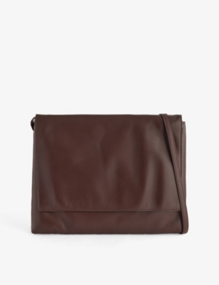 THE ROW: Nan Leather Messenger Bag