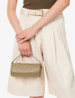 THE ROW: Round 90's Leather Top Handle Bag