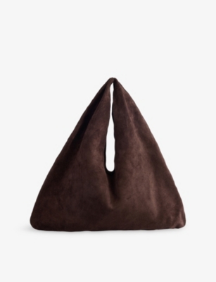 THE ROW: Bindle Small Suede Top Handle Bag