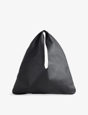 THE ROW: Bindle Small leather Top Handle Bag