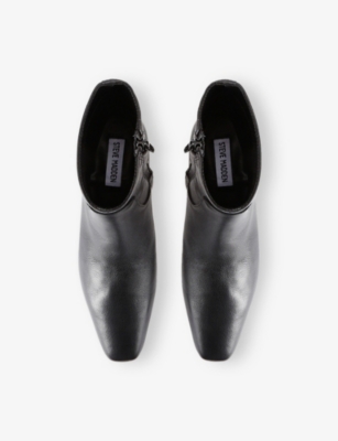 STEVE MADDEN: Dusty Leather Ankle Boots