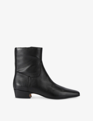 STEVE MADDEN: Dusty Leather Ankle Boots