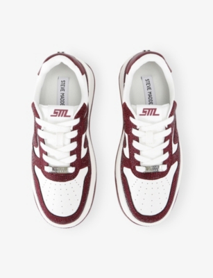 STEVE MADDEN: Dynamo-R Faux-Leather Low-Top Trainers