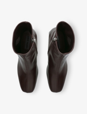 STEVE MADDEN: Hurst Faux-Leather Heeled Boots