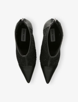 STEVE MADDEN: Arlette Mesh Heeled Ankle Boots