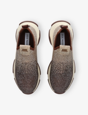 Steve Madden Womens Mult/other Mythical Woven Trainers Eur 38/5 Uk In Multi