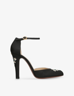 VALENTINO GARAVANI: Hi Dolly Leather Heeled Courts