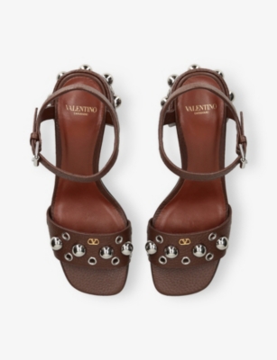 VALENTINO GARAVANI: Nellcôte 60 Leather Heeled Sandals